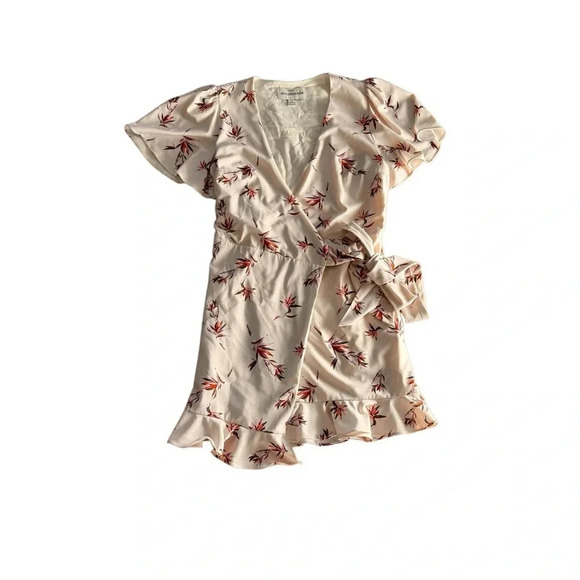 Stylestalker Wrap Penny Mini Dress v-neck short sleeve floral Size M RTR - Picture 2 of 6